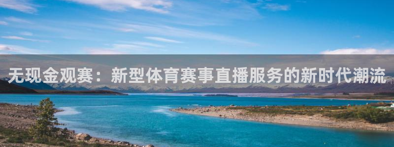 无现金观赛：新型体育赛事直播服务的新时代潮流
